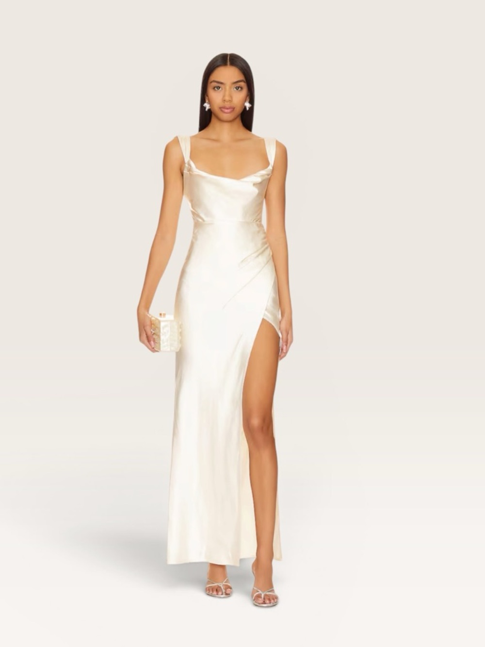 Runaway The Label- Havana Dress in Ivory Size Large